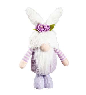 Plush Gnomes with Bunny Ears, Set of 2