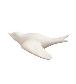 Ceramic Birds In Flight Wall Décor, Set of 3