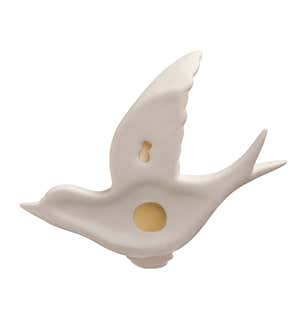 Ceramic Birds In Flight Wall Décor, Set of 3