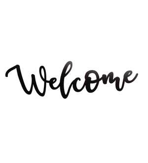 Script-Style Welcome Sign