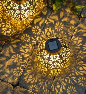 Mini Cutout Solar Lanterns, Set of 2