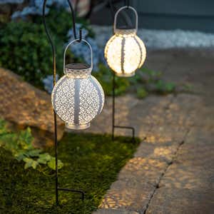 Mini Cutout Solar Lanterns, Set of 2