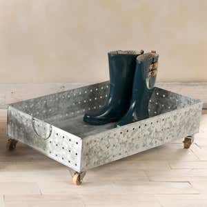 Galvanized Boot Tray