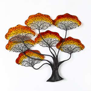 Ginkgo Tree Mosaic Wall Art