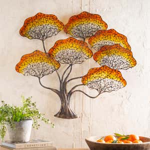 Ginkgo Tree Mosaic Wall Art