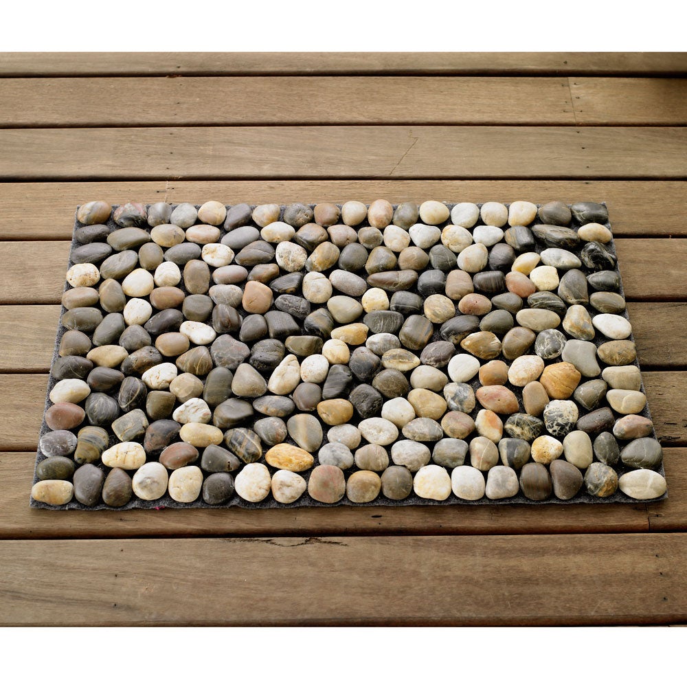 Fantastic DIY Stone Floor Mat - Free Guide and Tutorial