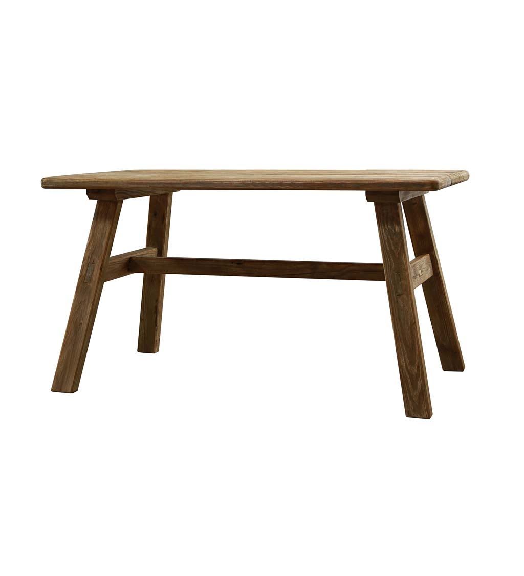 mogelijkheid Verval mosterd Rowan Ridge Reclaimed Wood Rectangular Dining Table | PlowHearth