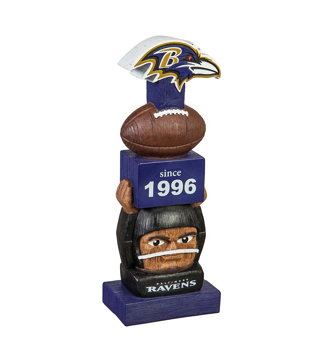 NFL Baltimore Ravens Personalized Round Garden Stone