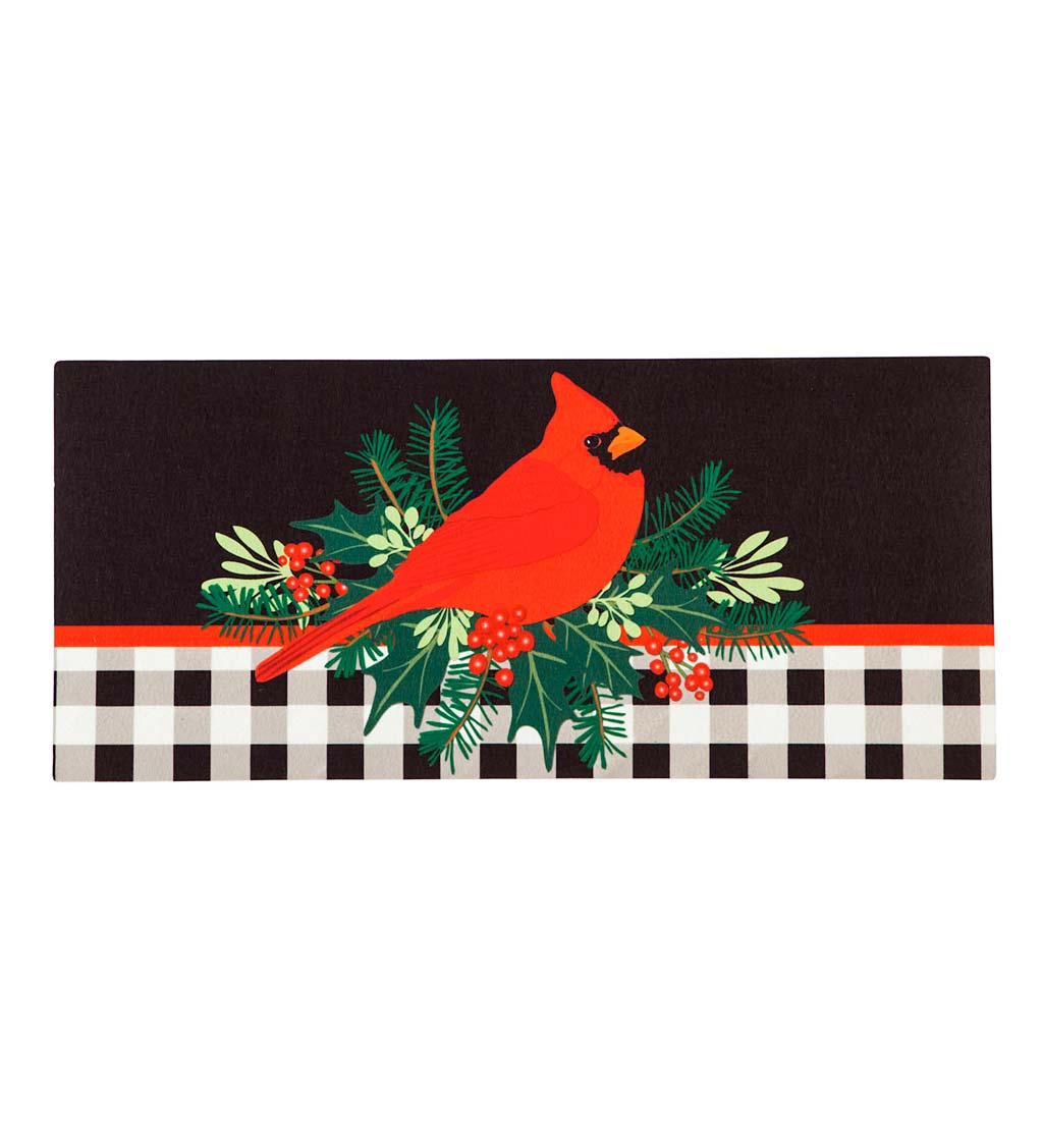 Winter Bird Feeding Indoor & Outdoor MatMate Insert - Doormat 18 x 30