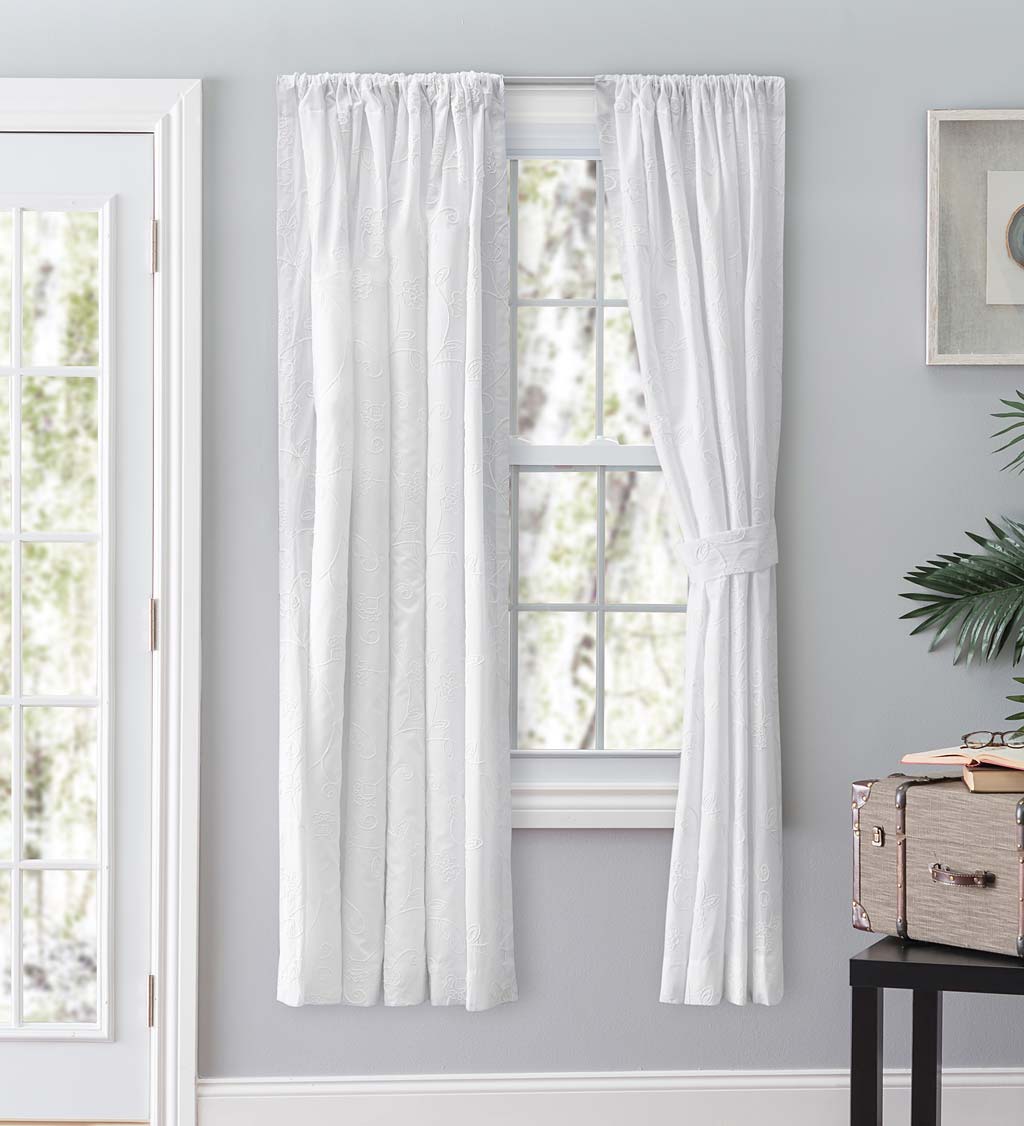 Eva Candlewick Curtains | Window Treatments | Indoor Living | Plow & Hearth