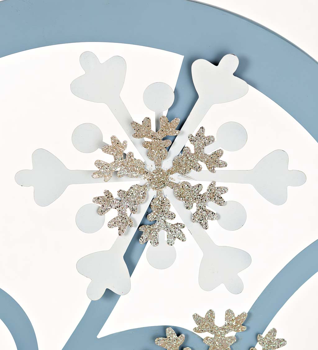 Snowflakes Metal Garden Trellis | Eligible for Promotions | Collections ...