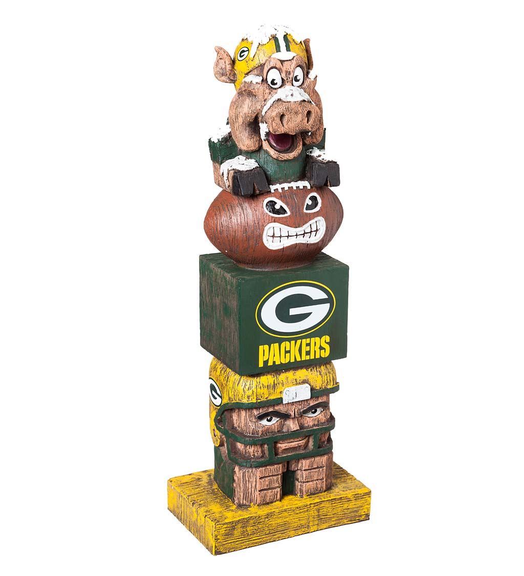 Evergreen NFL Green Bay Packers G Logo Mascot Statue Ornament