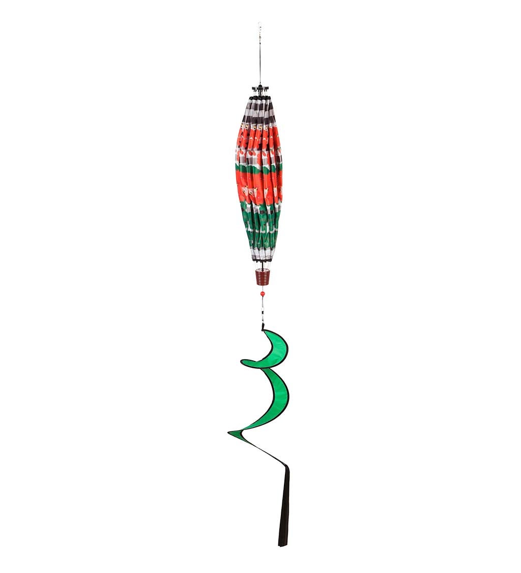 Collapsible Balloon Wind Spinner with Spiral Tail - Geranium | Plow ...