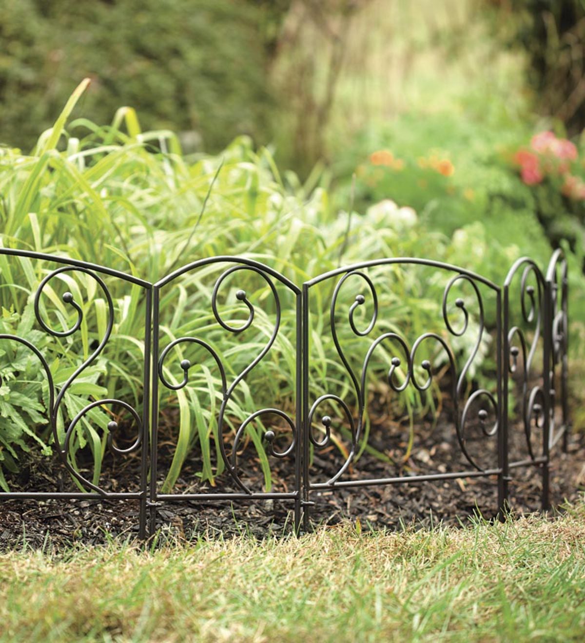 Garden Flourish Wrought Iron Edging PlowHearth