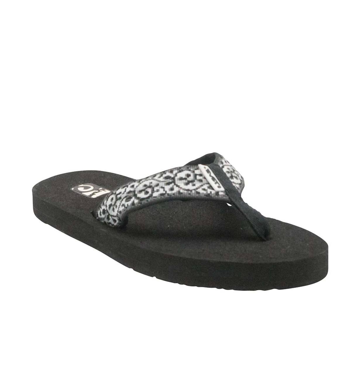 Teva Mush II Flip Flop Sandals - Black - Size 6 | PlowHearth