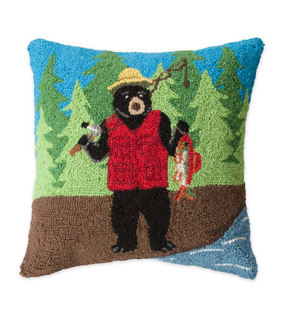 pillow with bear