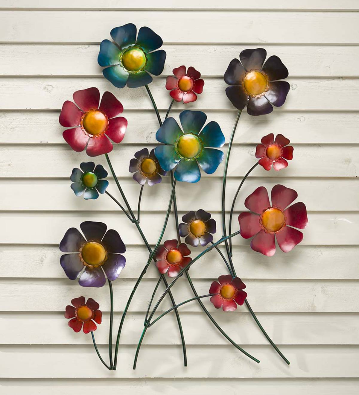Metal Flower Wall Art Plow And Hearth