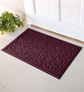 Waterhog Garden Gate Doormat, 3' x 5' - Bordeaux | Plow & Hearth
