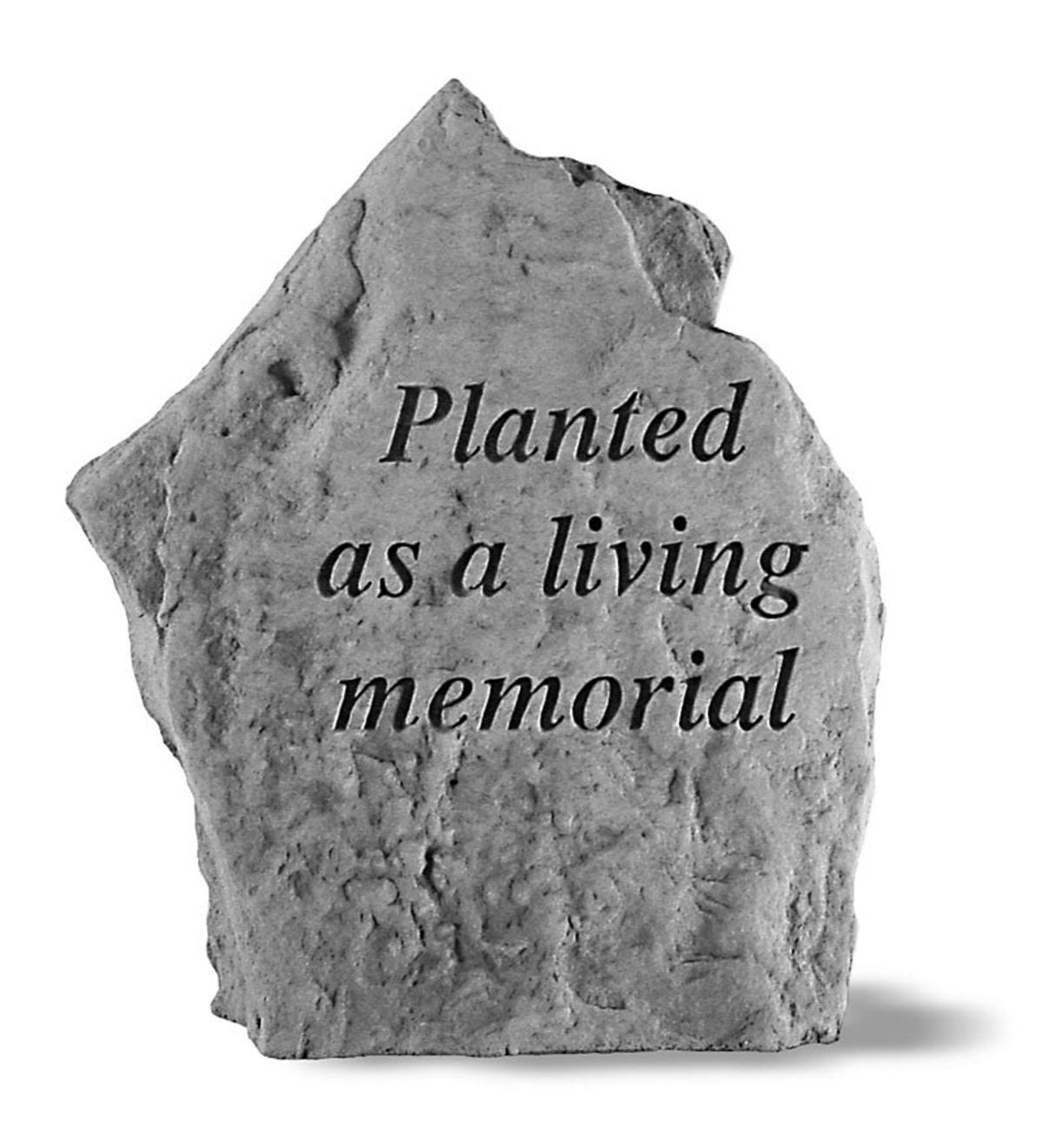 USA-Made Cast Stone Living Memorial Plaque | Plow & Hearth