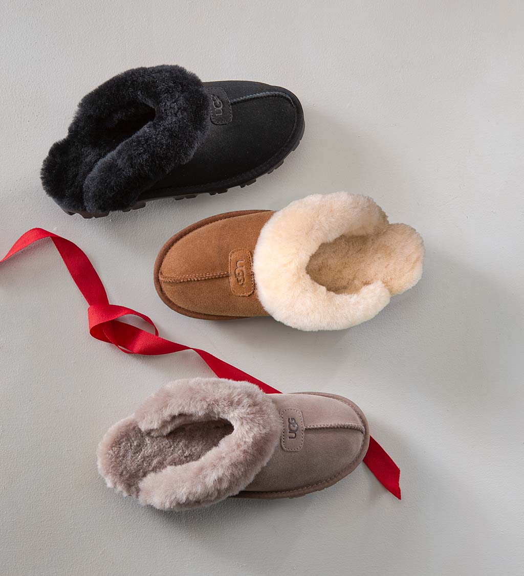 ugg black coquette slippers