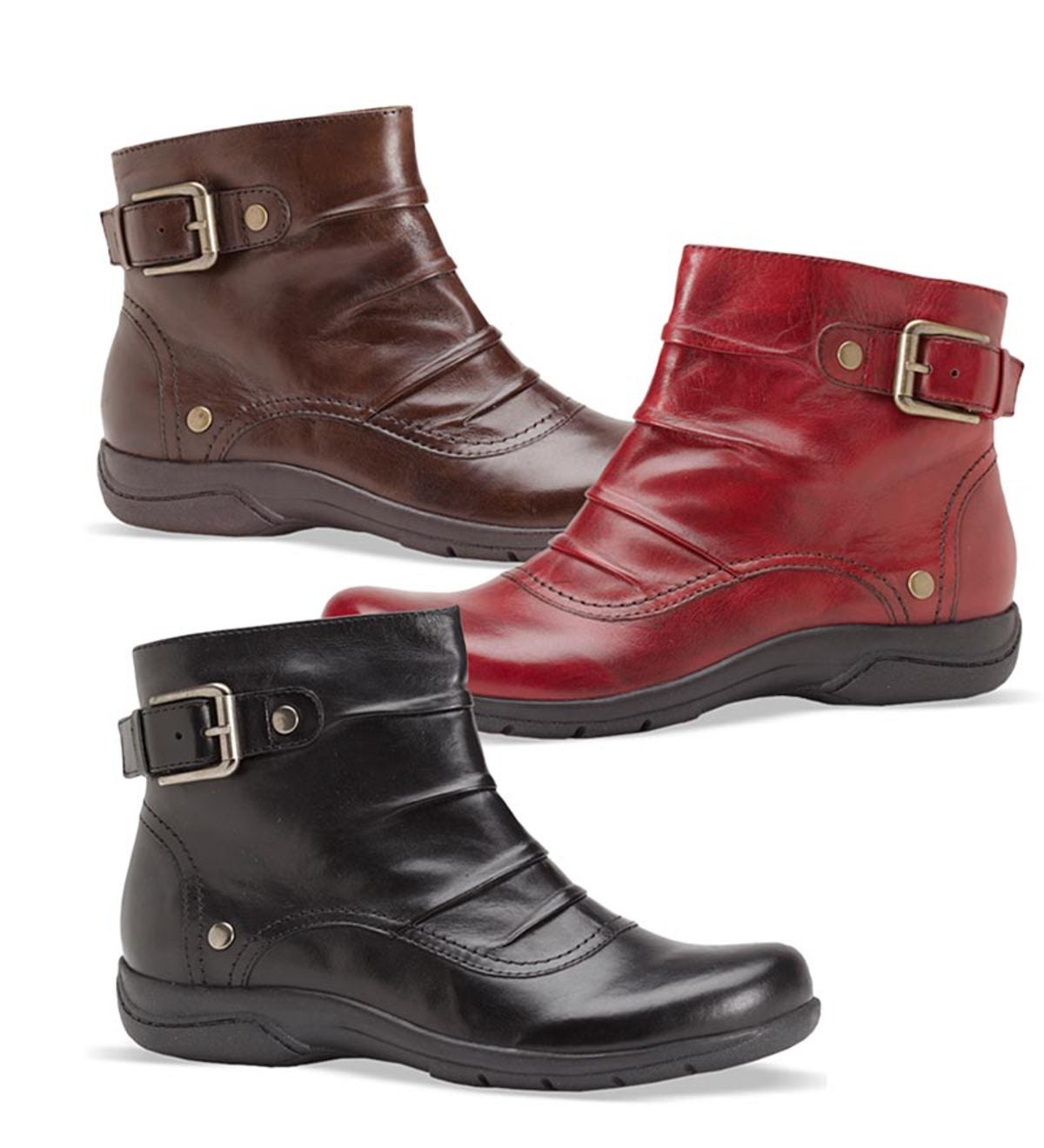 Clarks® Women S Christine Club Ankle Boots Bordeaux Size 6 Plowhearth