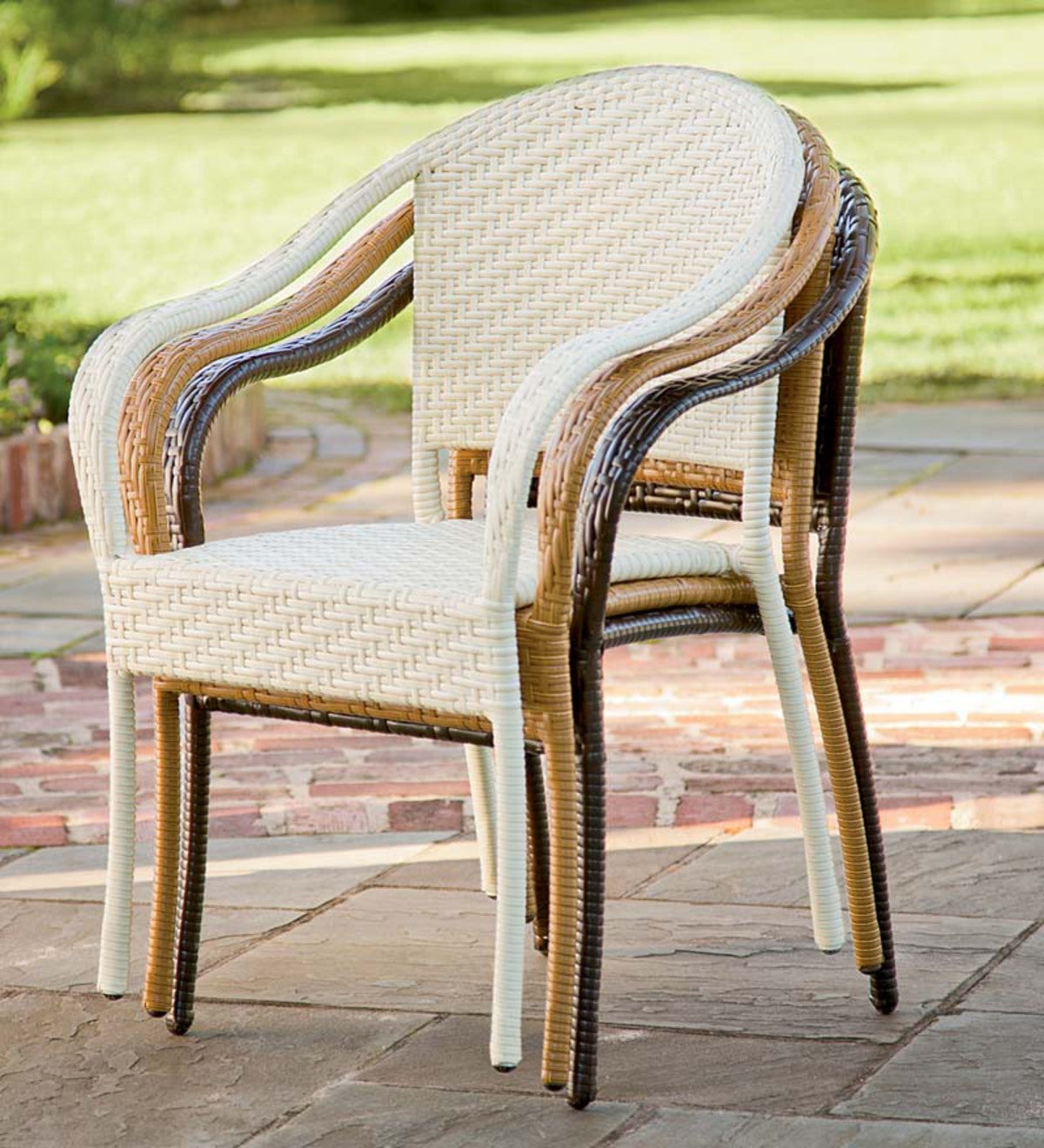 White Wicker Chairs Outdoor : Wicker Chairs | Bodewasude