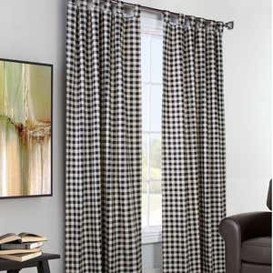 Energy Efficient Grommet-Top Homespun Insulated Curtains