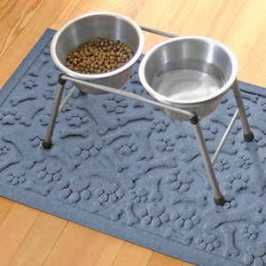 Half-Round Laurel Leaf Water Glutton Door Mat - Evergreen